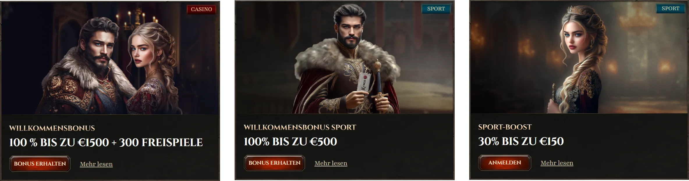 Aktuelle Aktionen im Kyngs Casino